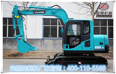 寶鼎新款80履帶式挖掘機(jī) 國(guó)產(chǎn)工程機(jī)械的可靠選擇與維護(hù)要點(diǎn)
